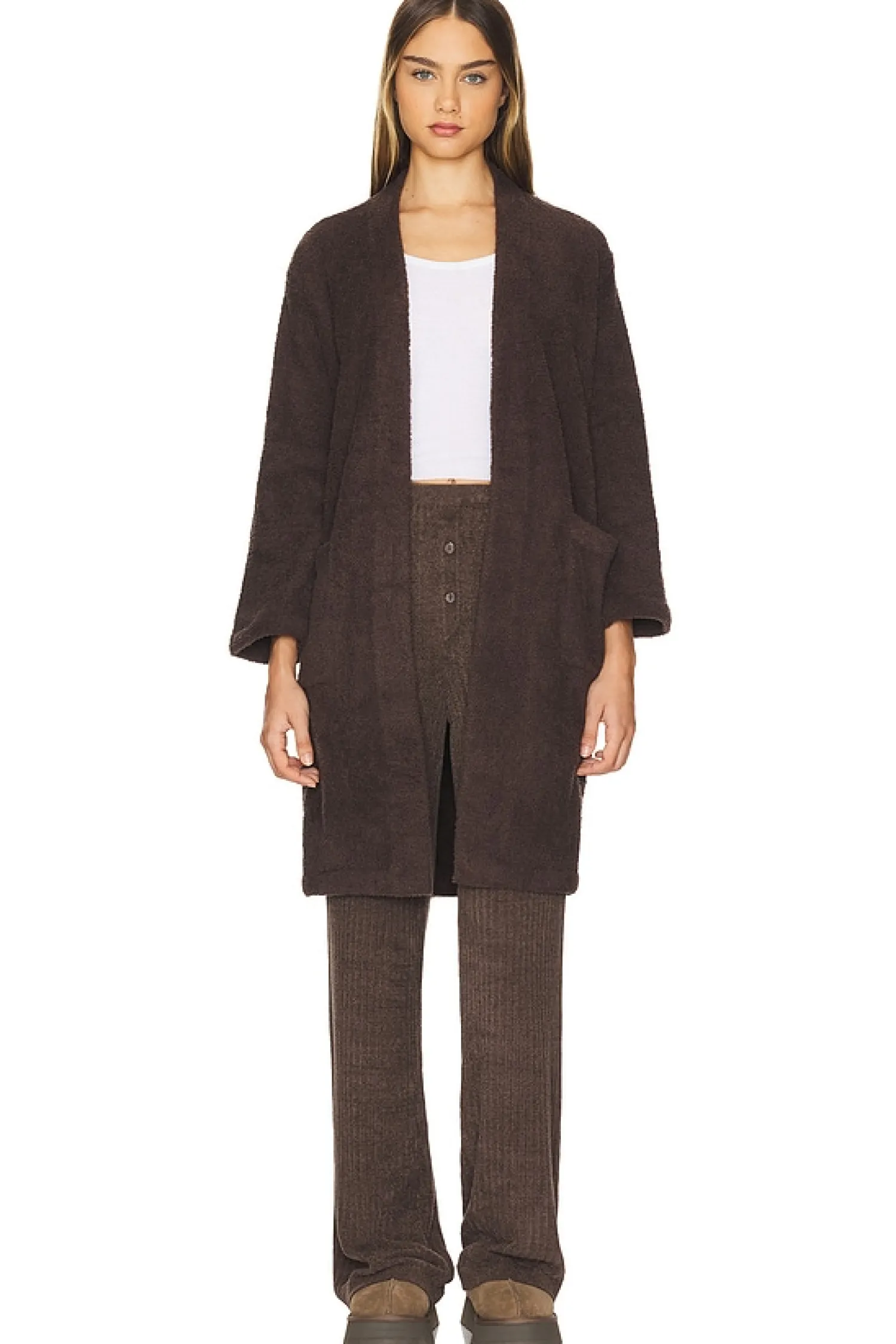 Women Barefoot Dreams Lingerie & Sleepwear>CozyChic Solid Robe