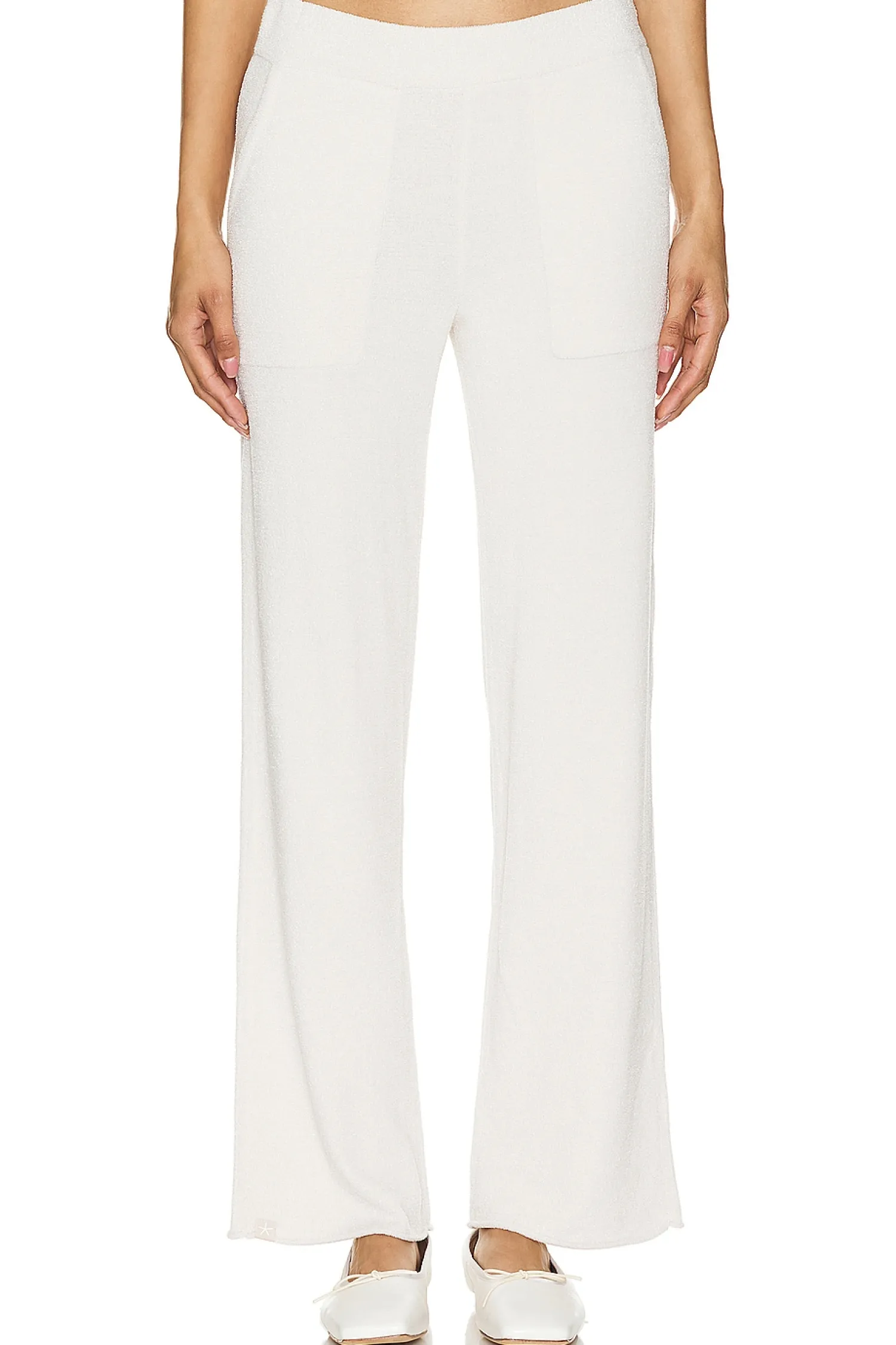 Women Barefoot Dreams Pants|Loungewear>CozyChic Ultra Lite Wide Leg Rolled Hem Pant