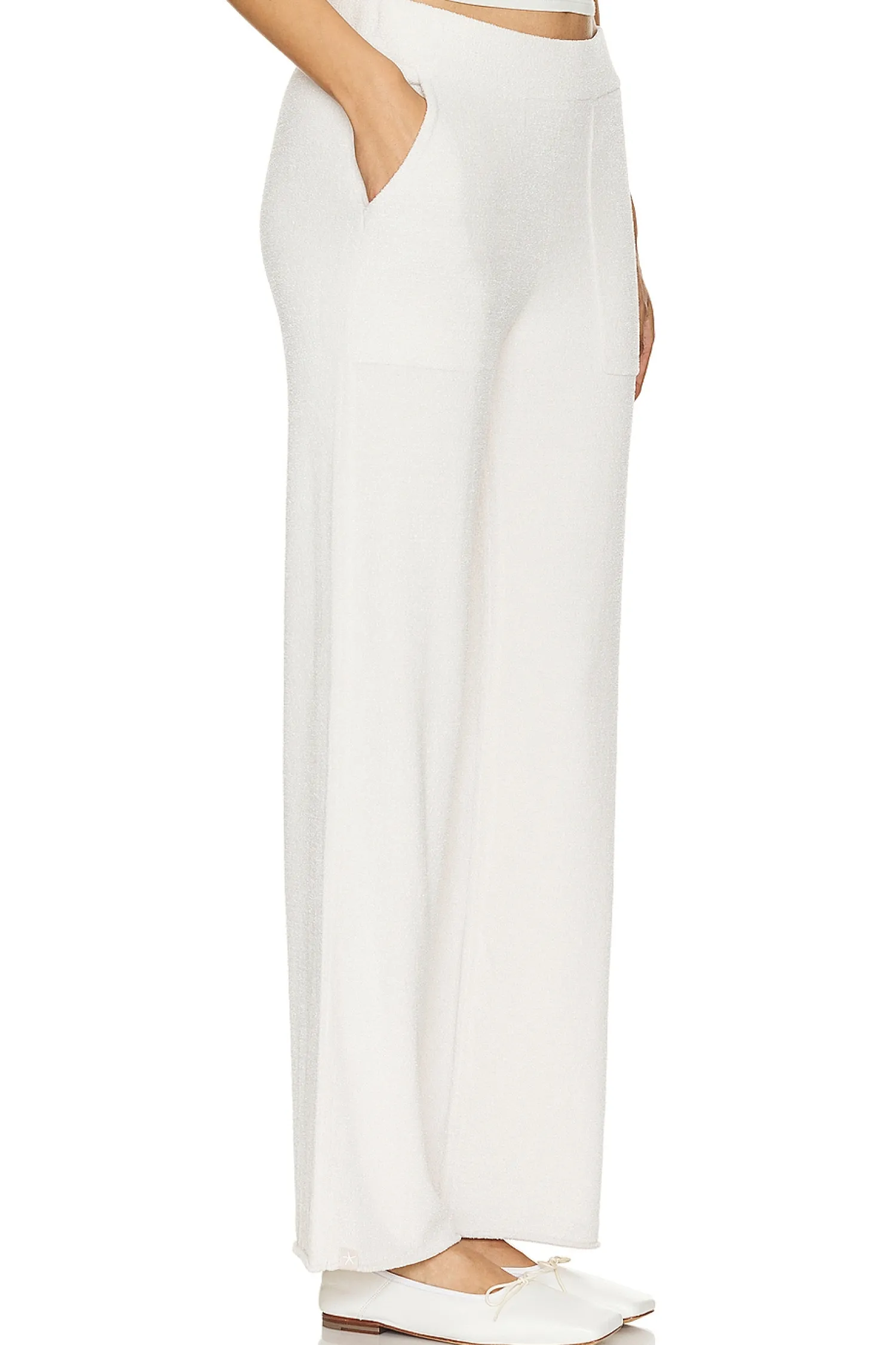 Women Barefoot Dreams Pants|Loungewear>CozyChic Ultra Lite Wide Leg Rolled Hem Pant