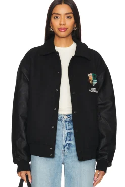 Women Guess Originals Jackets & Coats>Crest Letterman Jacket