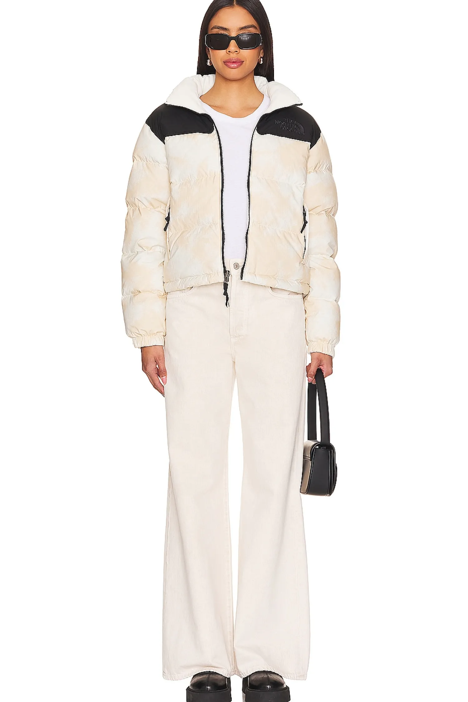 Women The North Face Jackets & Coats>Crinkle Rev Nuptse Jacket