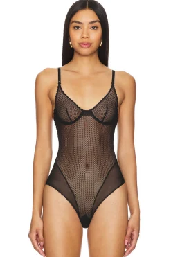 Women Kiki de Montparnasse Lingerie & Sleepwear>Crochet Bodysuit