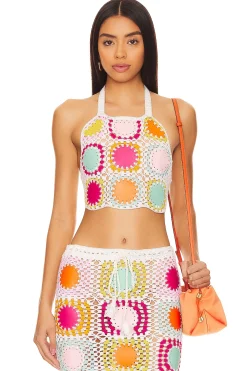 Women My Beachy Side Matching Sets>Crochet Crop Top