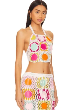 Women My Beachy Side Matching Sets>Crochet Crop Top