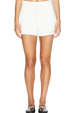 Women MONROW Matching Sets|Loungewear>Crochet Knit Short