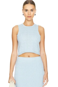 Women MONROW Matching Sets>Crochet Knit Tank