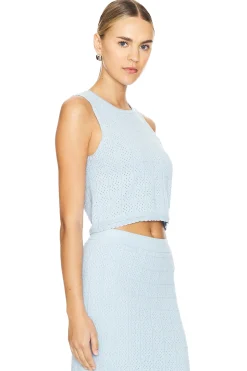 Women MONROW Matching Sets>Crochet Knit Tank