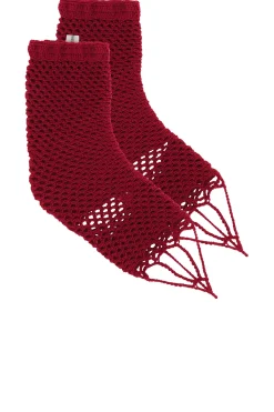 Women nastyamasha Lingerie & Sleepwear>Crochet Midi Socks