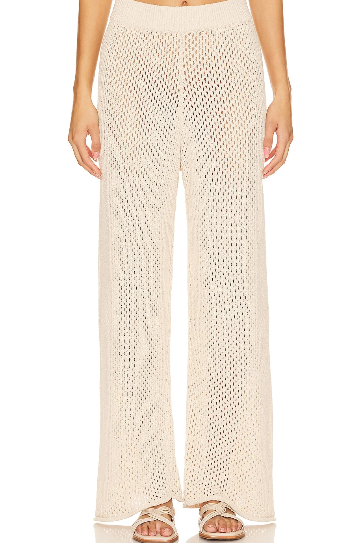 Women onia Pants>Crochet Wide Leg Pant