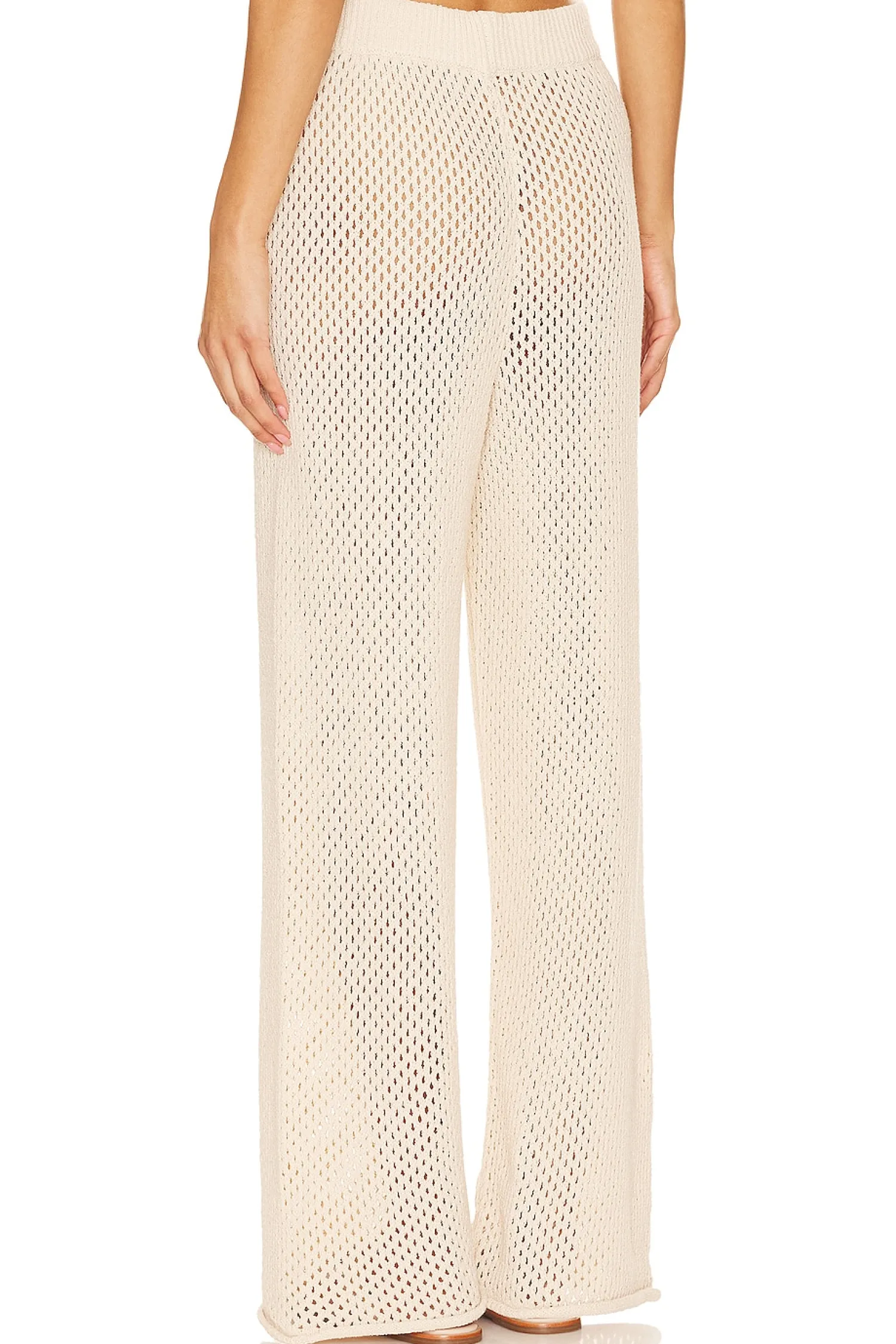 Women onia Pants>Crochet Wide Leg Pant