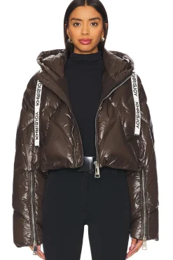 Women Khrisjoy Jackets & Coats>Crop Puffer Jacket Shiny