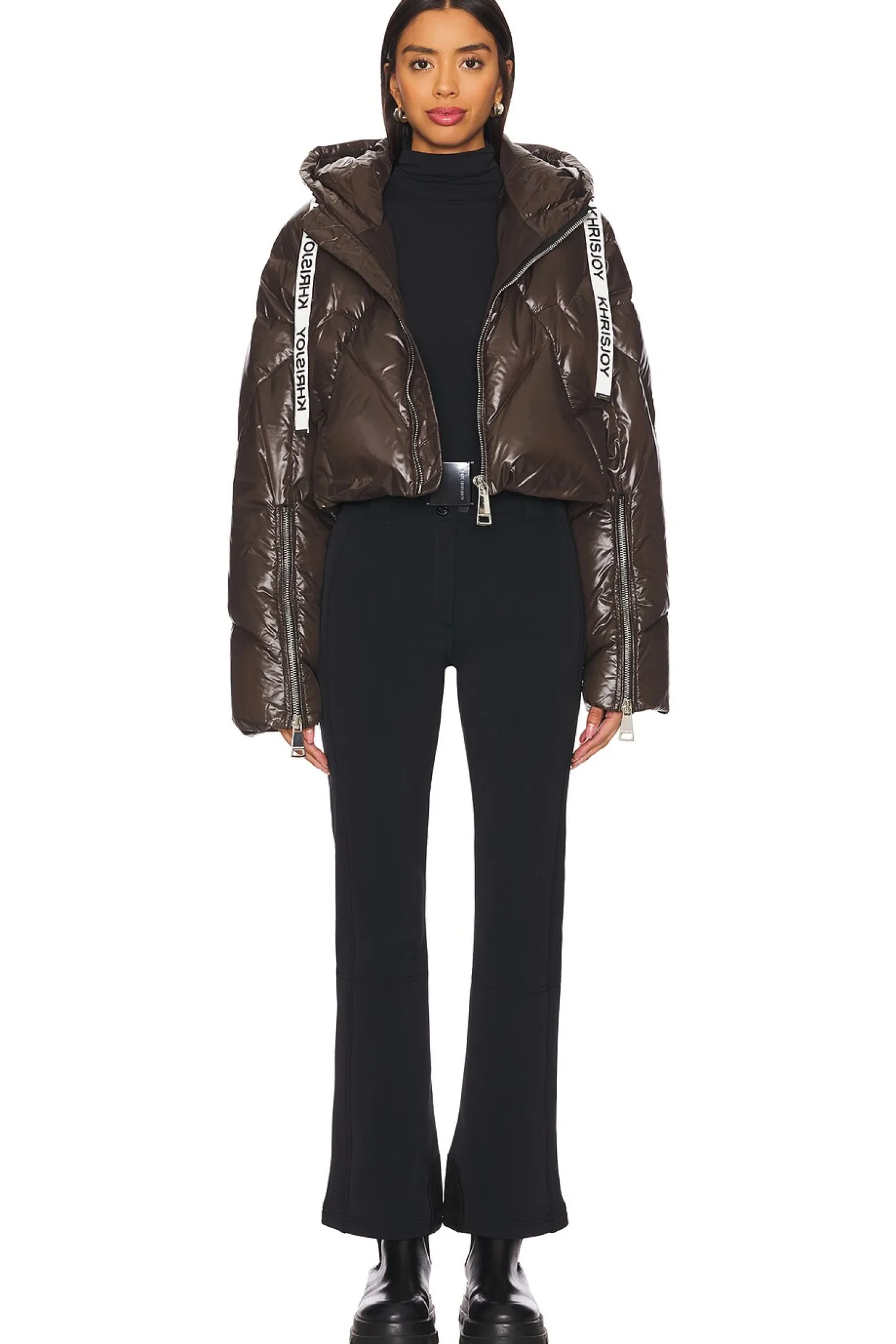 Women Khrisjoy Jackets & Coats>Crop Puffer Jacket Shiny
