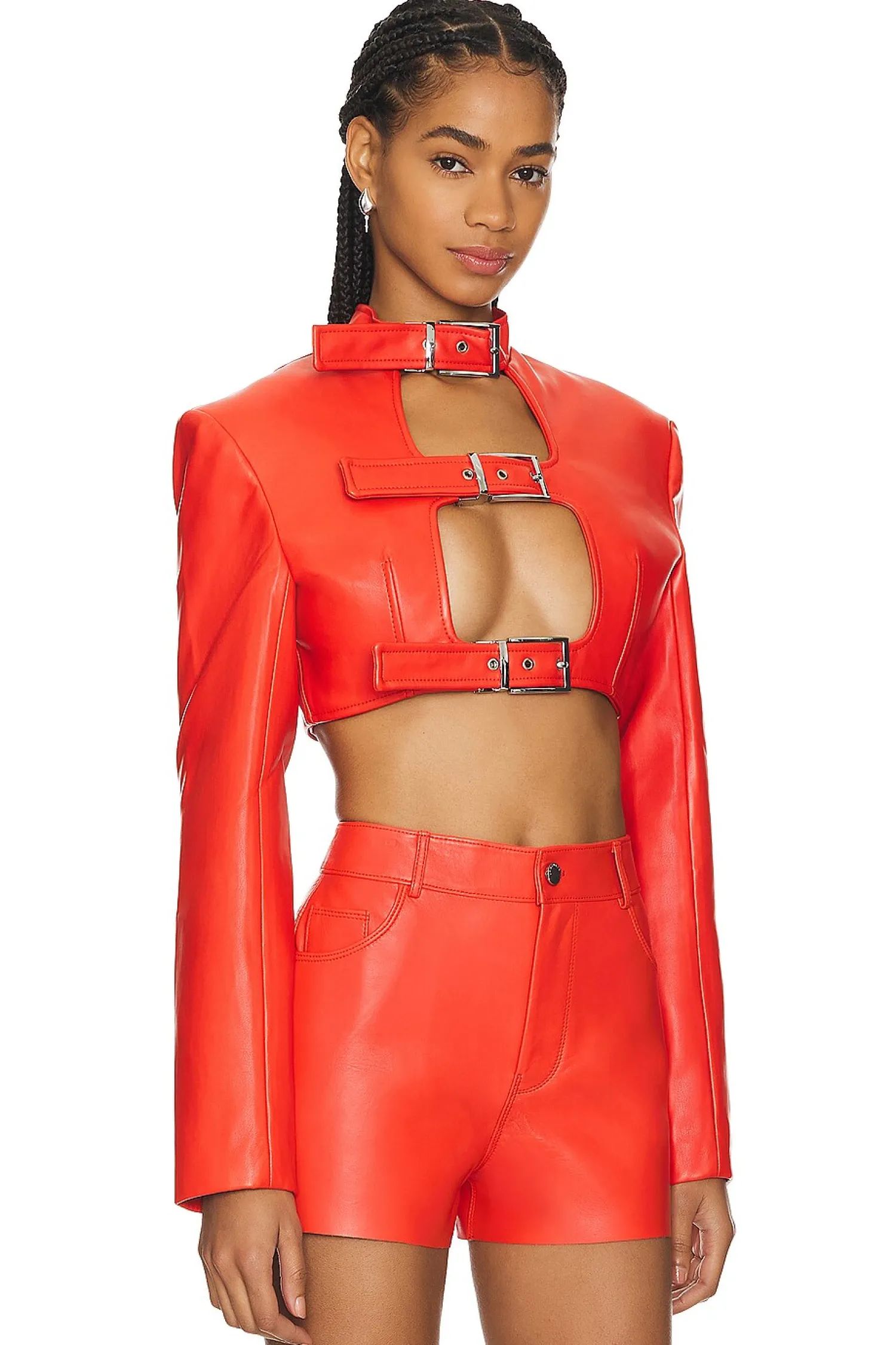Women LADO BOKUCHAVA Jackets & Coats>Crop Shibari Blazer