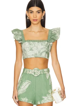 Women HEMANT AND NANDITA Matching Sets>Crop Top
