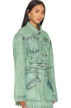 Women AKNVAS Matching Sets|Jackets & Coats>Cropped Mercer Jean Jacket
