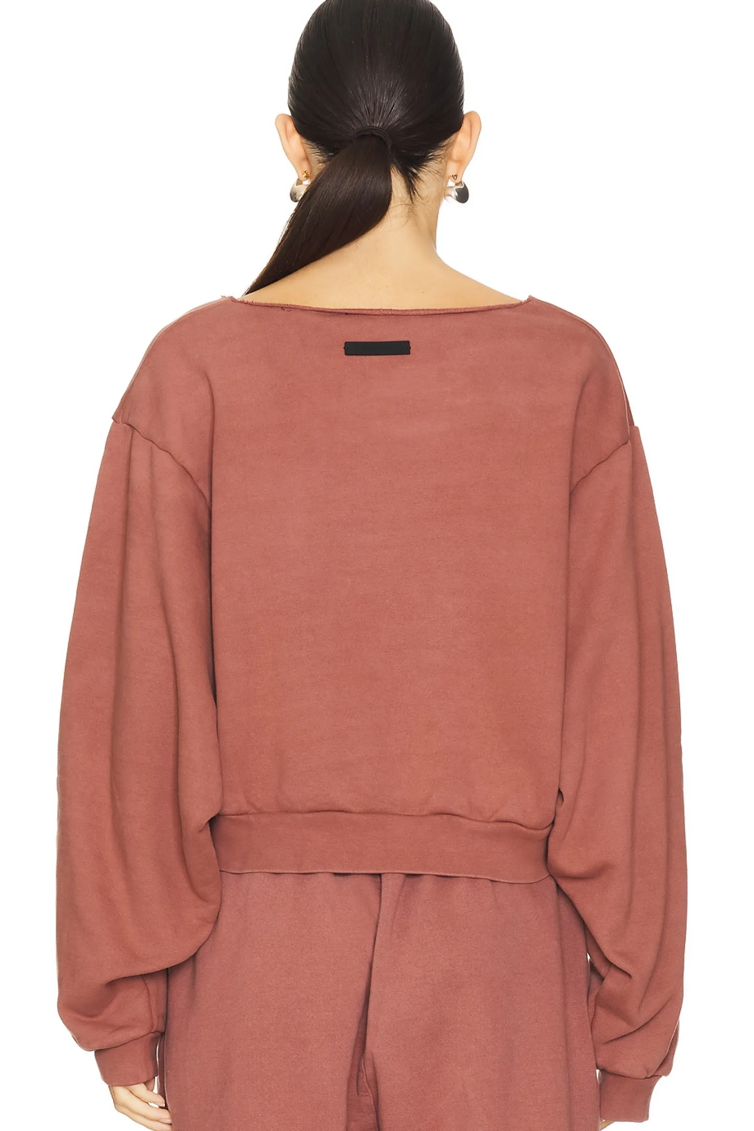 Women Fear of God ESSENTIALS Loungewear>Cropped Sweatshirt
