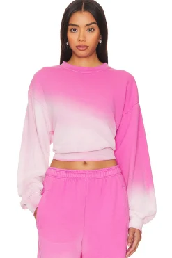 Women SUNDRY Loungewear>Cropped Sweatshirt