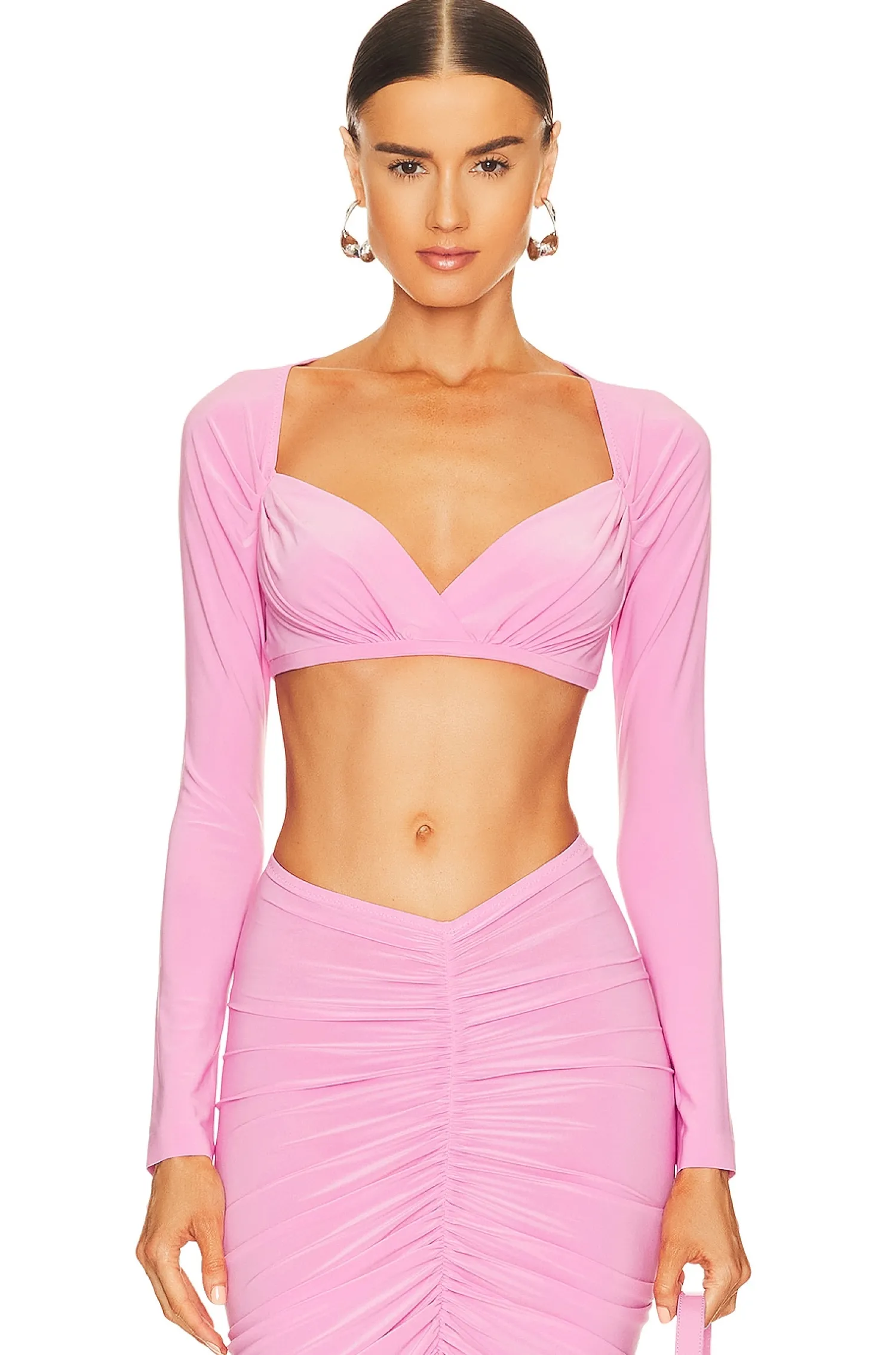 Women Norma Kamali Matching Sets>Cropped Sweetheart Top