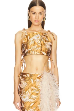 Women Milkwhite Matching Sets>Cropped Top