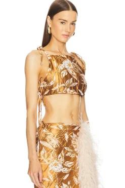 Women Milkwhite Matching Sets>Cropped Top