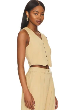 Women DONNI. Jackets & Coats>Cropped Vest