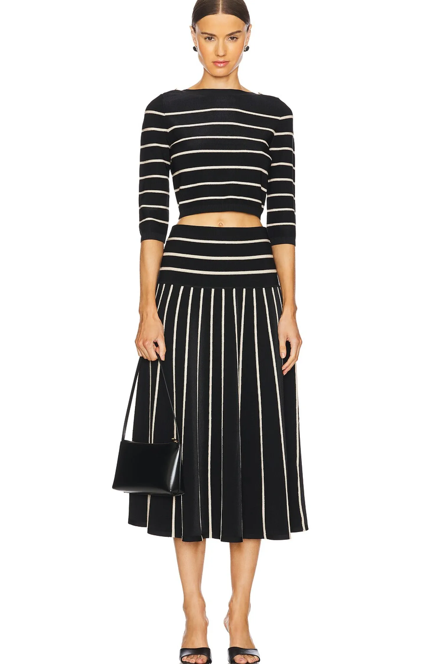 Women Zimmermann Matching Sets>Crush Stripe Cropped Top