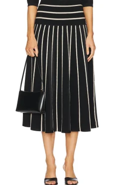 Women Zimmermann Matching Sets>Crush Stripe Midi Skirt