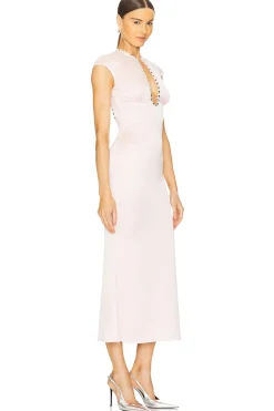 Women RASARIO Dresses>Crystal Embellished Midi Dress