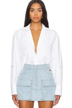 Women MSGM Matching Sets>Crystal Logo Shirt