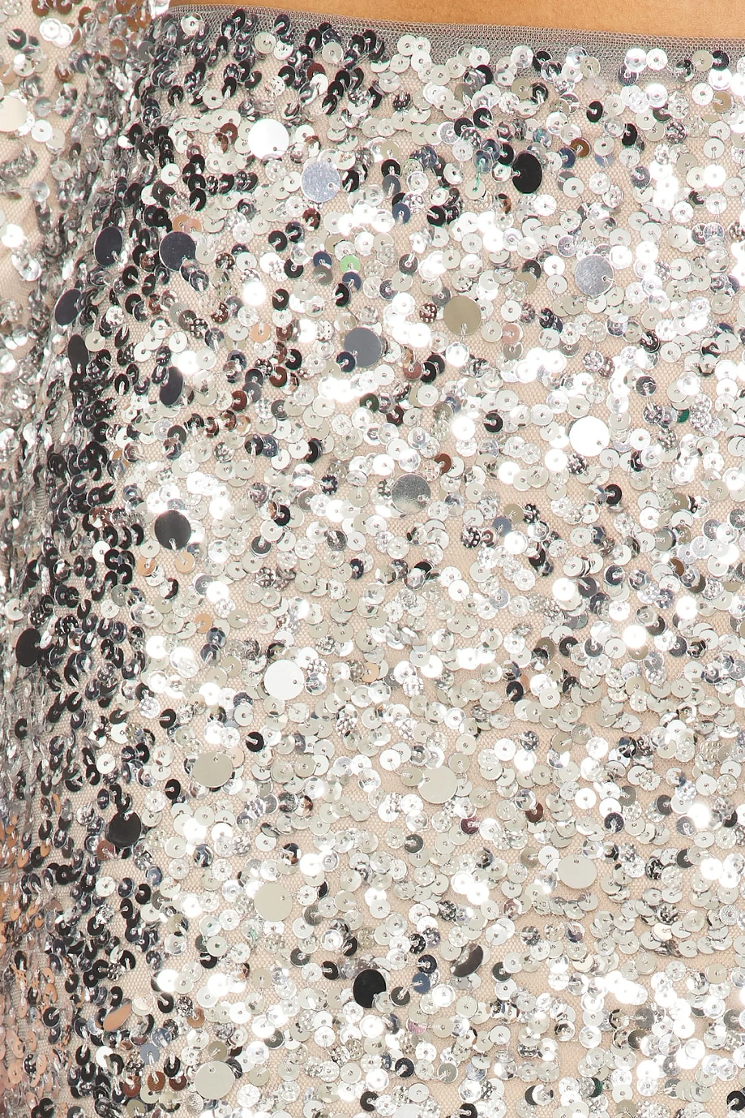 Women Lovers and Friends Matching Sets>Crystal Sequin Mini Skirt