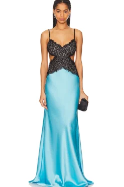 Women RASARIO Dresses>Cut Out Gown