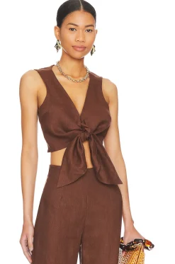 Women FAITHFULL THE BRAND Matching Sets>Dalaila Tie Top