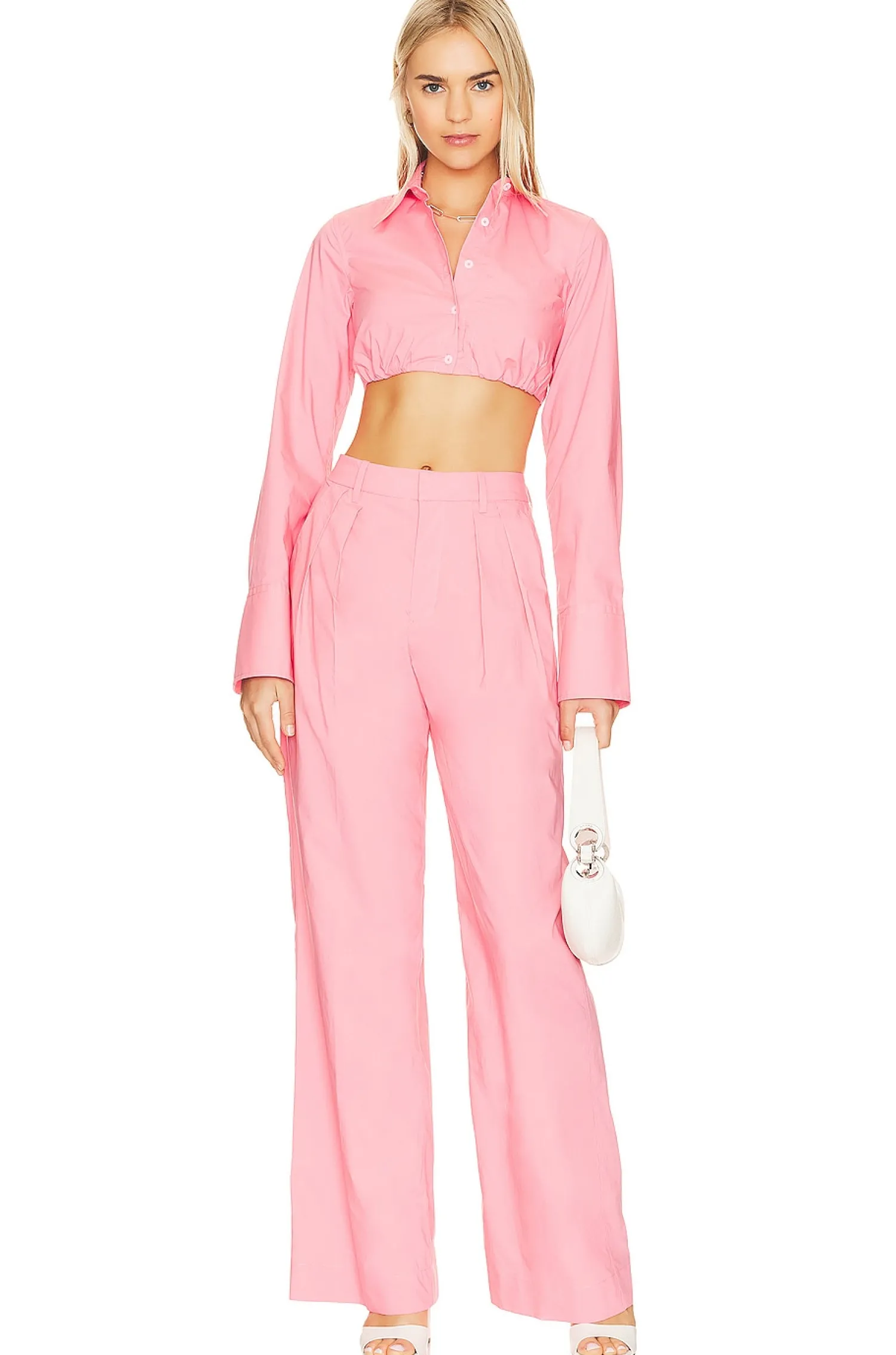 Women L'Academie Matching Sets>Dallon Shirt with Interior Bra
