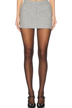 Women Line & Dot Matching Sets>Damson Mini Skirt
