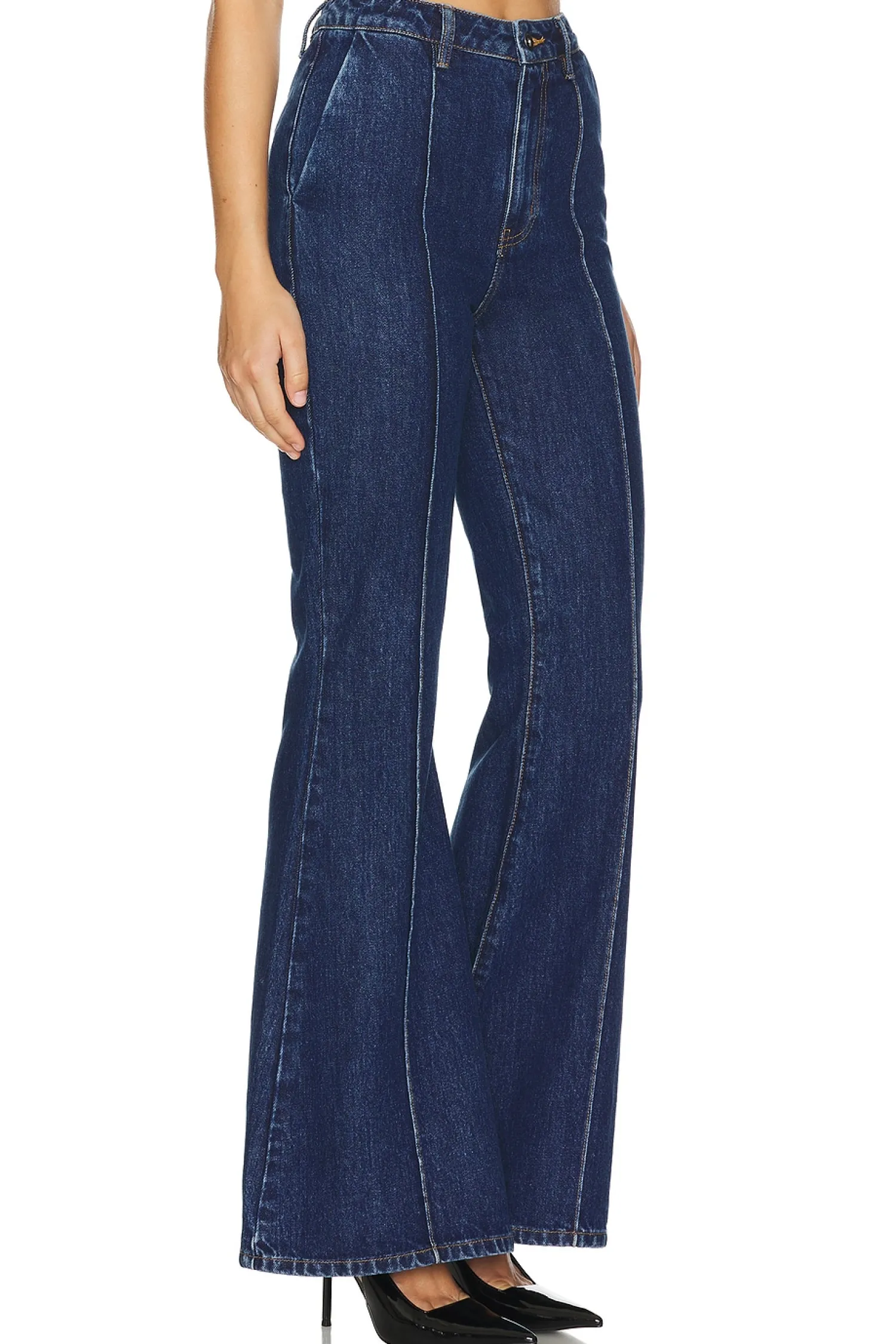 Women self-portrait Jumpsuits>Denim Bandeau Jumpsuit