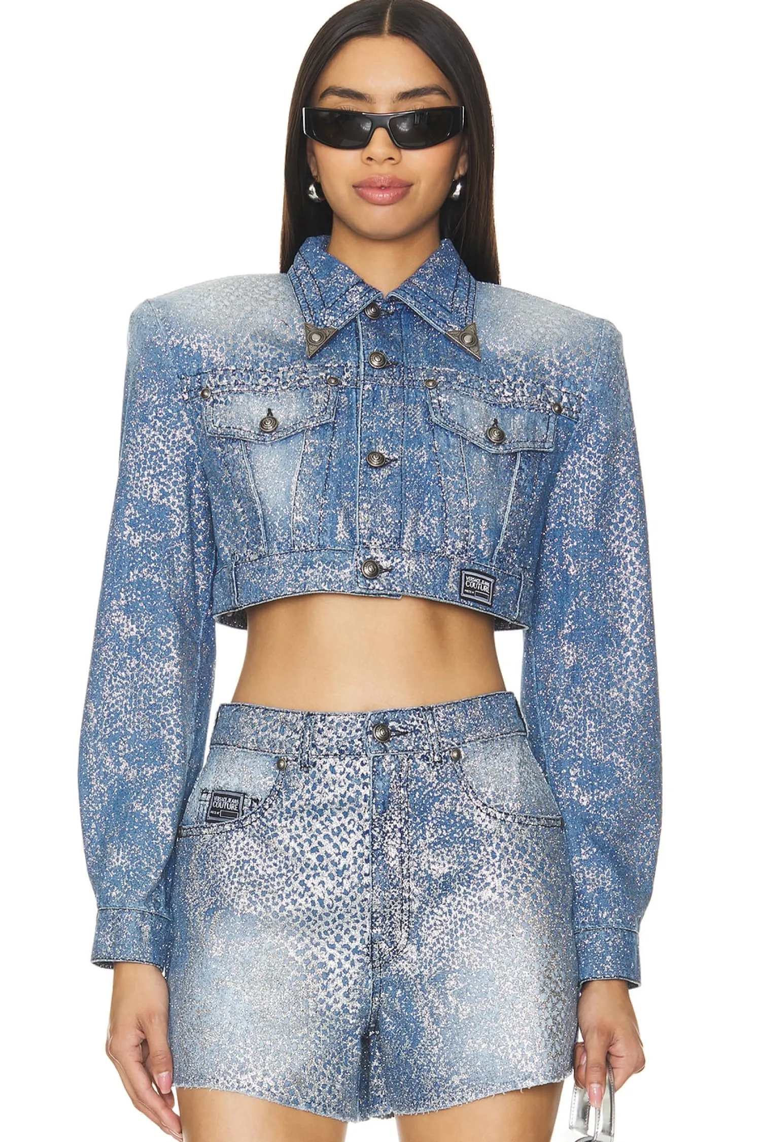 Women Versace Jeans Couture Jackets & Coats>Denim Jacket