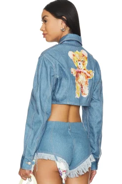 Women Yuhan Wang Jackets & Coats>Denim Jacket