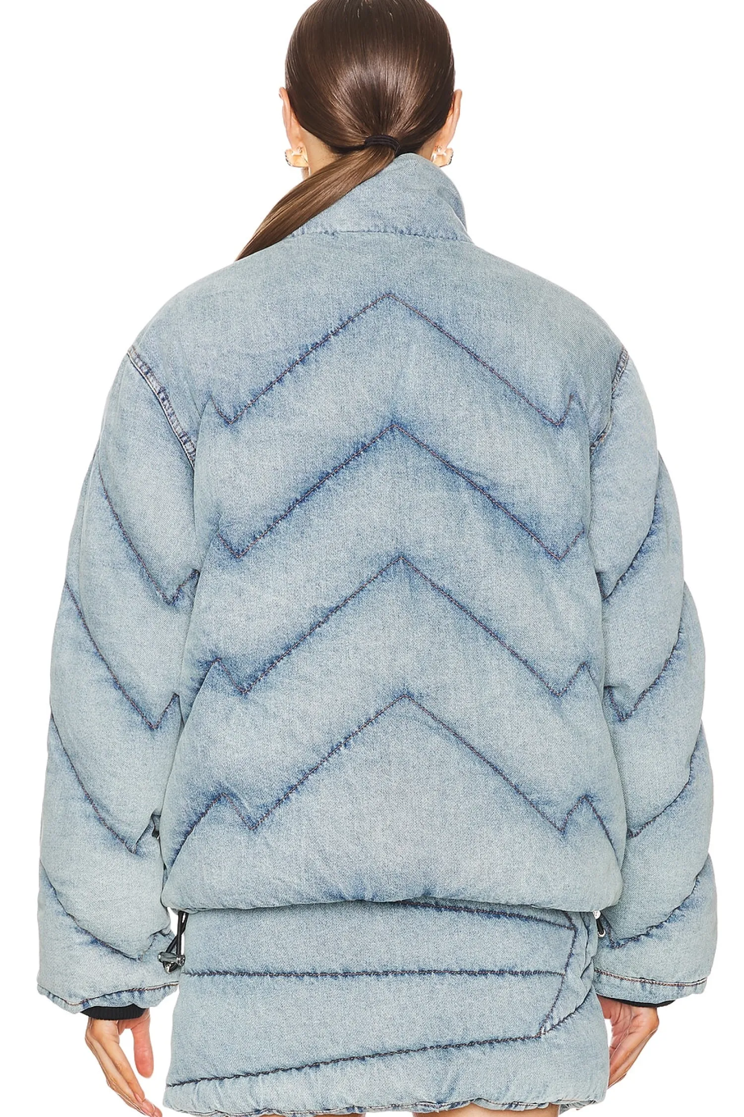 Women Perfect Moment Matching Sets|Jackets & Coats>Denim Puffer Jacket