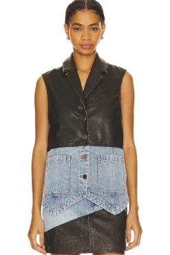 Women BLANKNYC Matching Sets|Jackets & Coats>Denim Vest