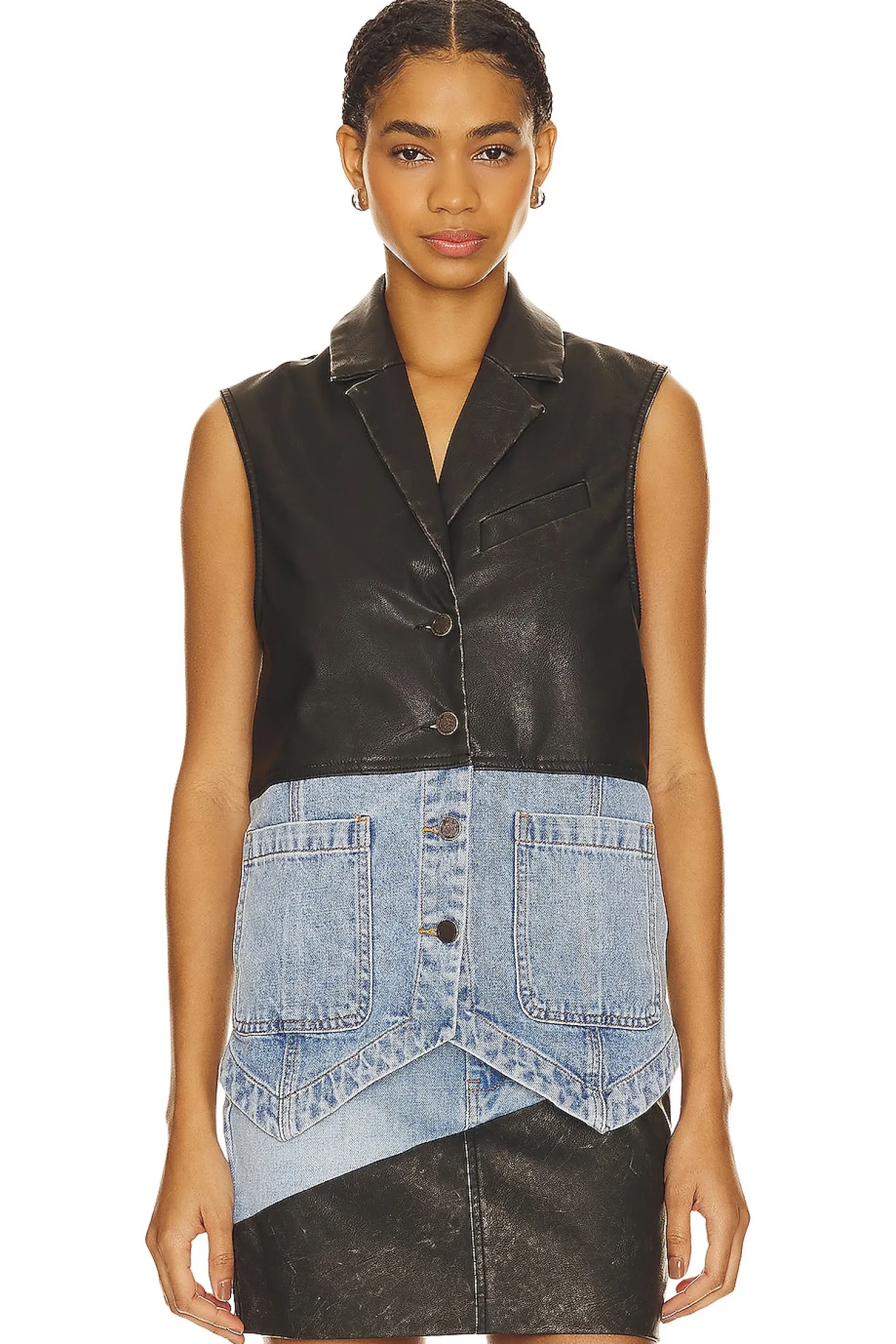 Women BLANKNYC Matching Sets|Jackets & Coats>Denim Vest