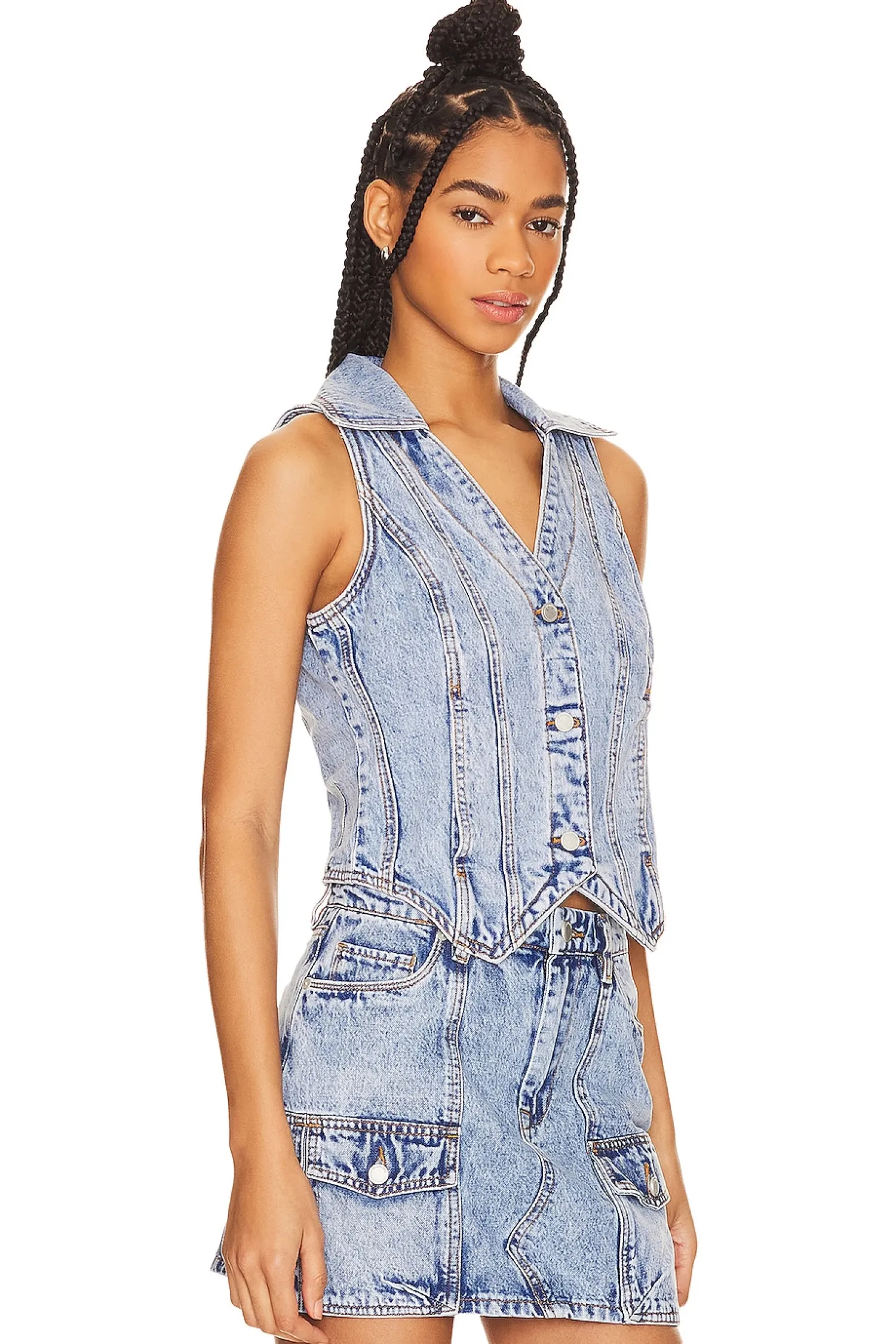 Women BLANKNYC Jackets & Coats>Denim Vest