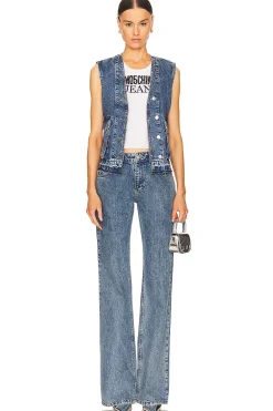 Women Moschino Jeans Jackets & Coats><noscript><img width=
