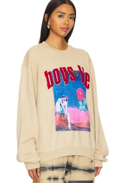 Women Boys Lie Loungewear>Desert Oasis Terry Natural Kara Sweatshirt