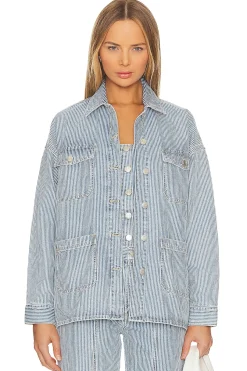Women Ena Pelly Jackets & Coats>Diana Denim Shacket
