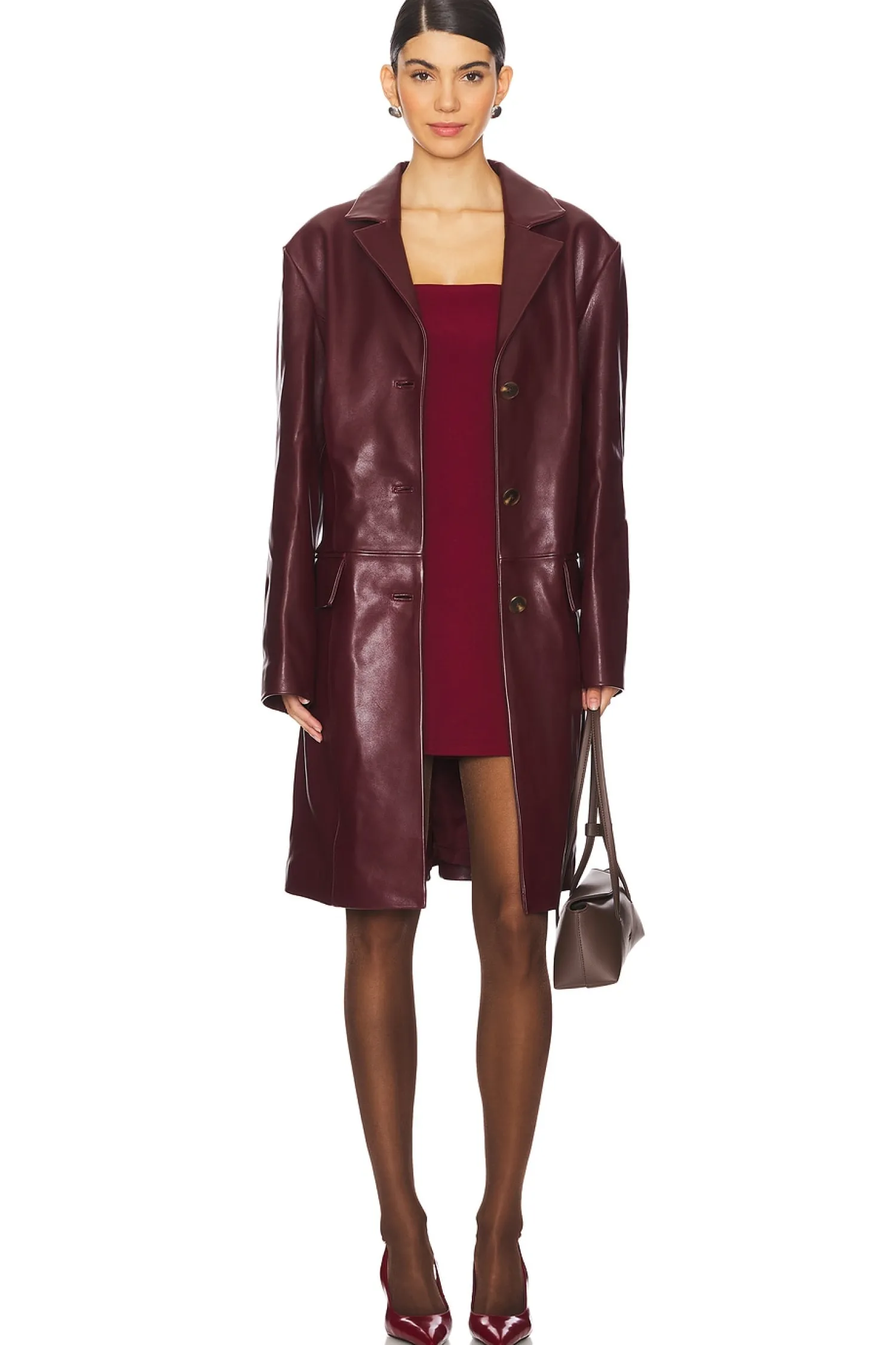 Women SIEDRES Jackets & Coats>Dina Leather Blazer
