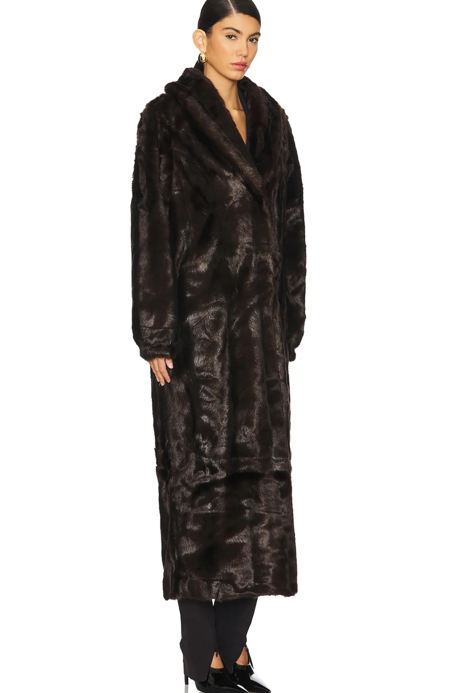 Women The Garment Jackets & Coats>Dixie Faux Fur Long Coat