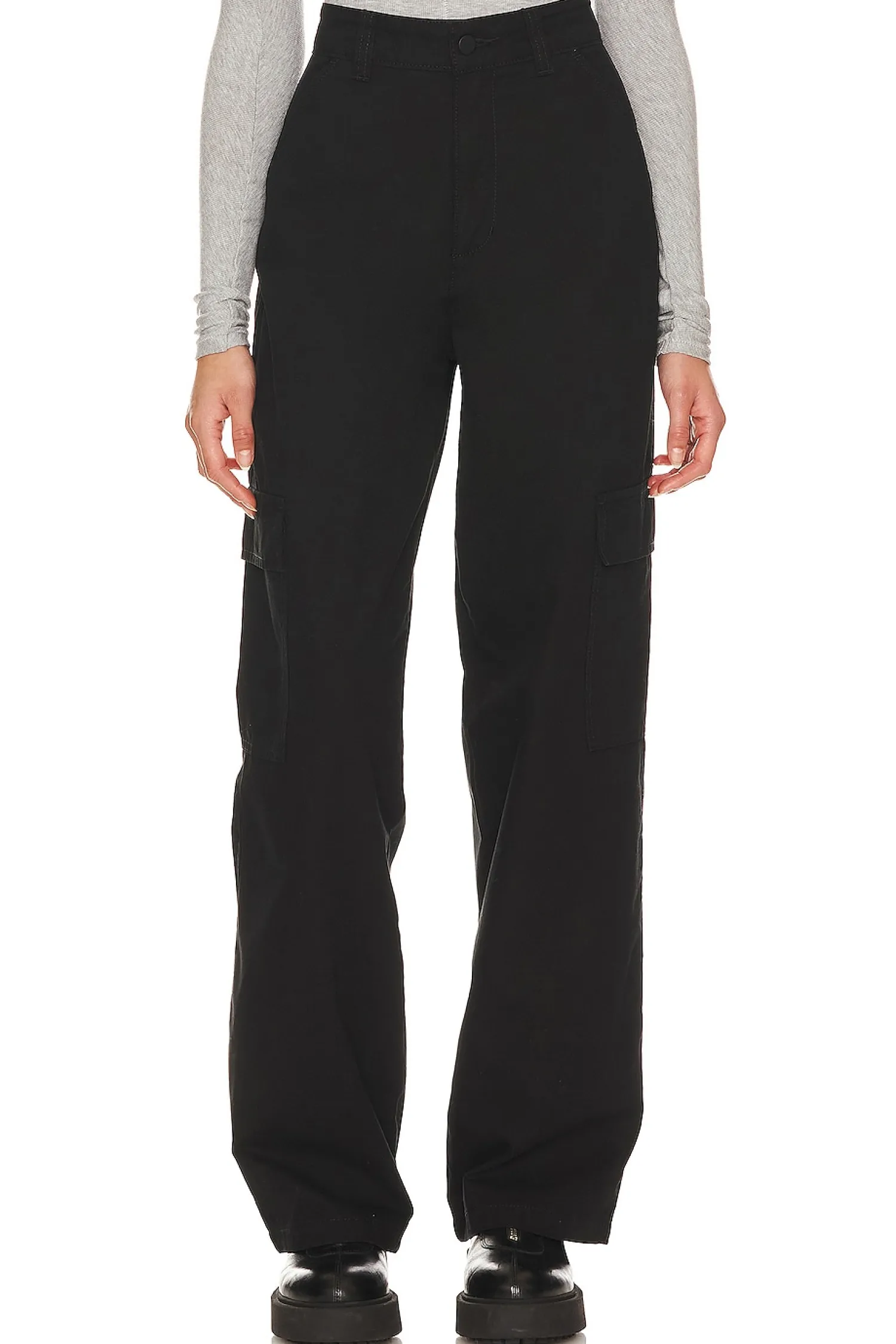 Women Dr. Denim Pants>Donna Cargo Wide Leg