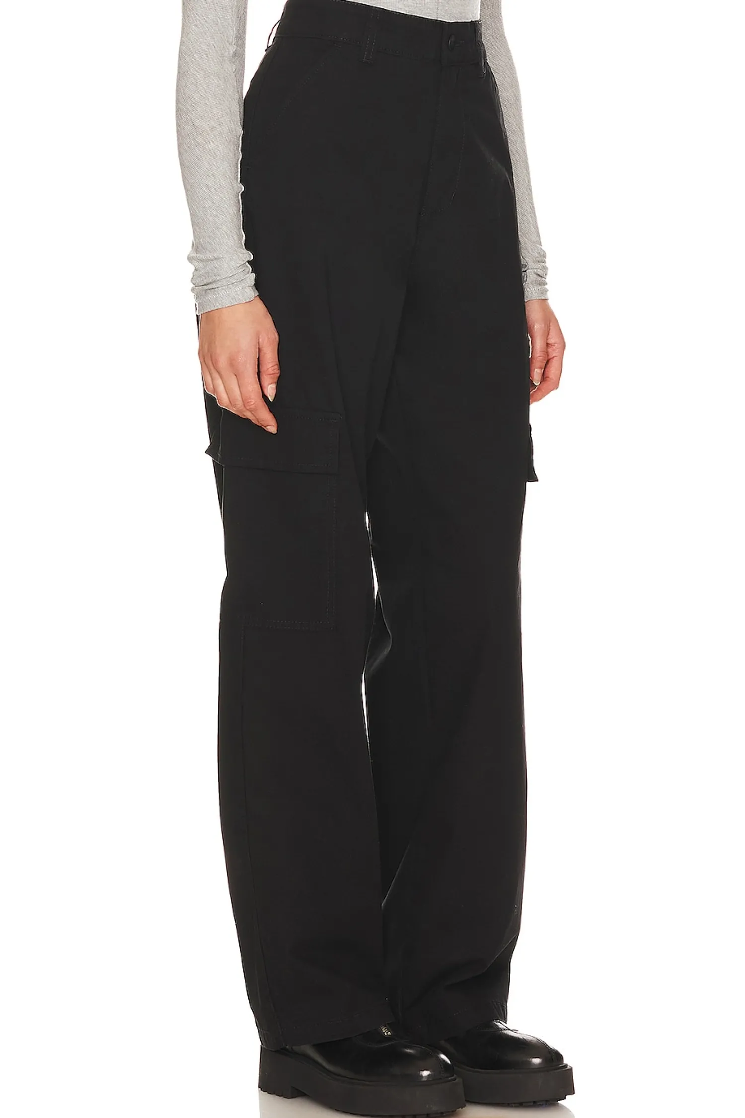 Women Dr. Denim Pants>Donna Cargo Wide Leg