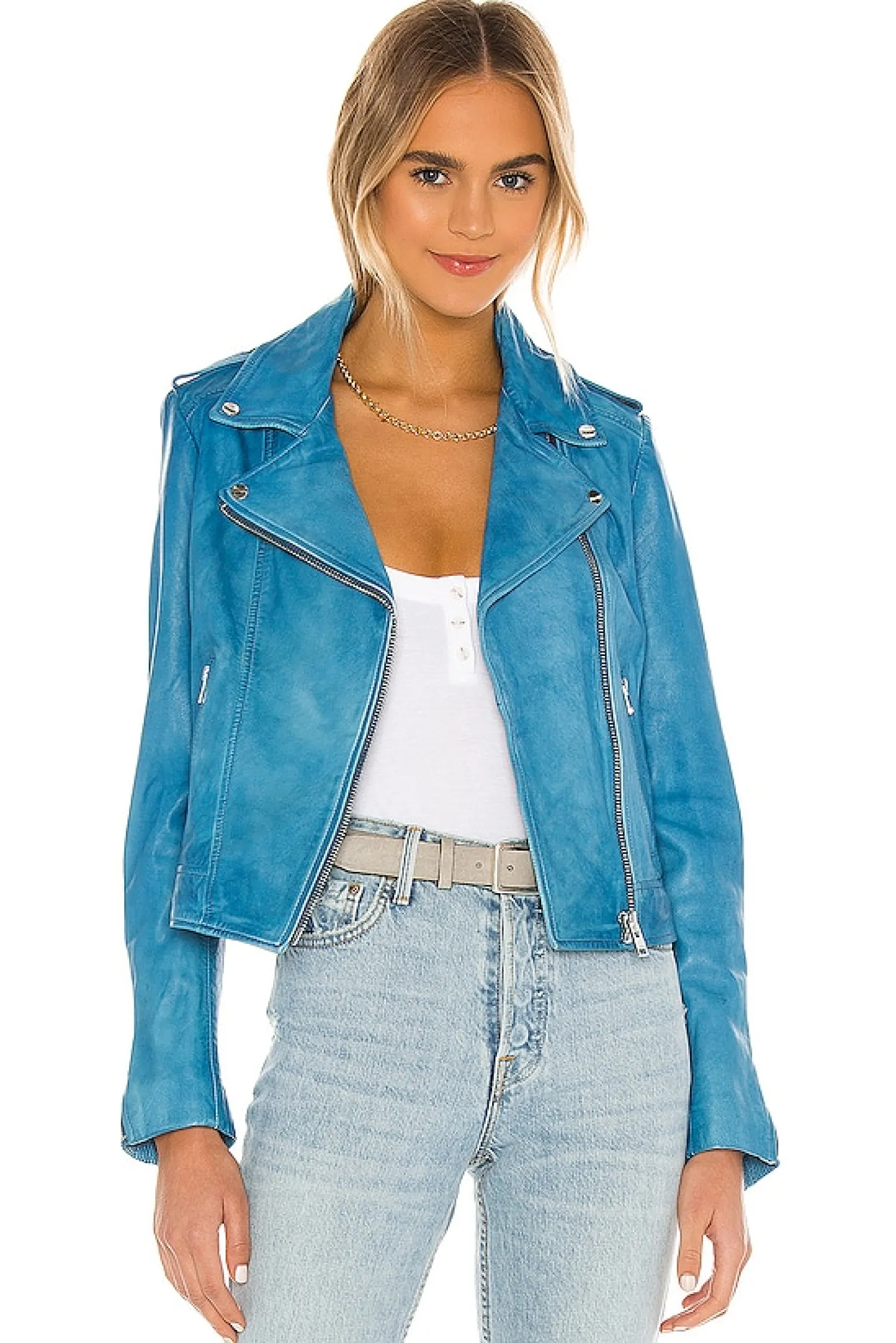 Women LAMARQUE Jackets & Coats>Donna Leather Jacket