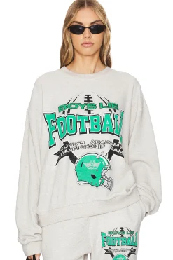 Women Boys Lie Loungewear>Don't Fumble Kara Crewneck